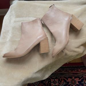 Leather ankle boots